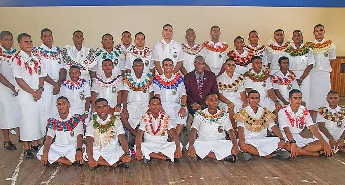 Marist Brothers’ High School (MBHS) head prefects on February 28, 2024.