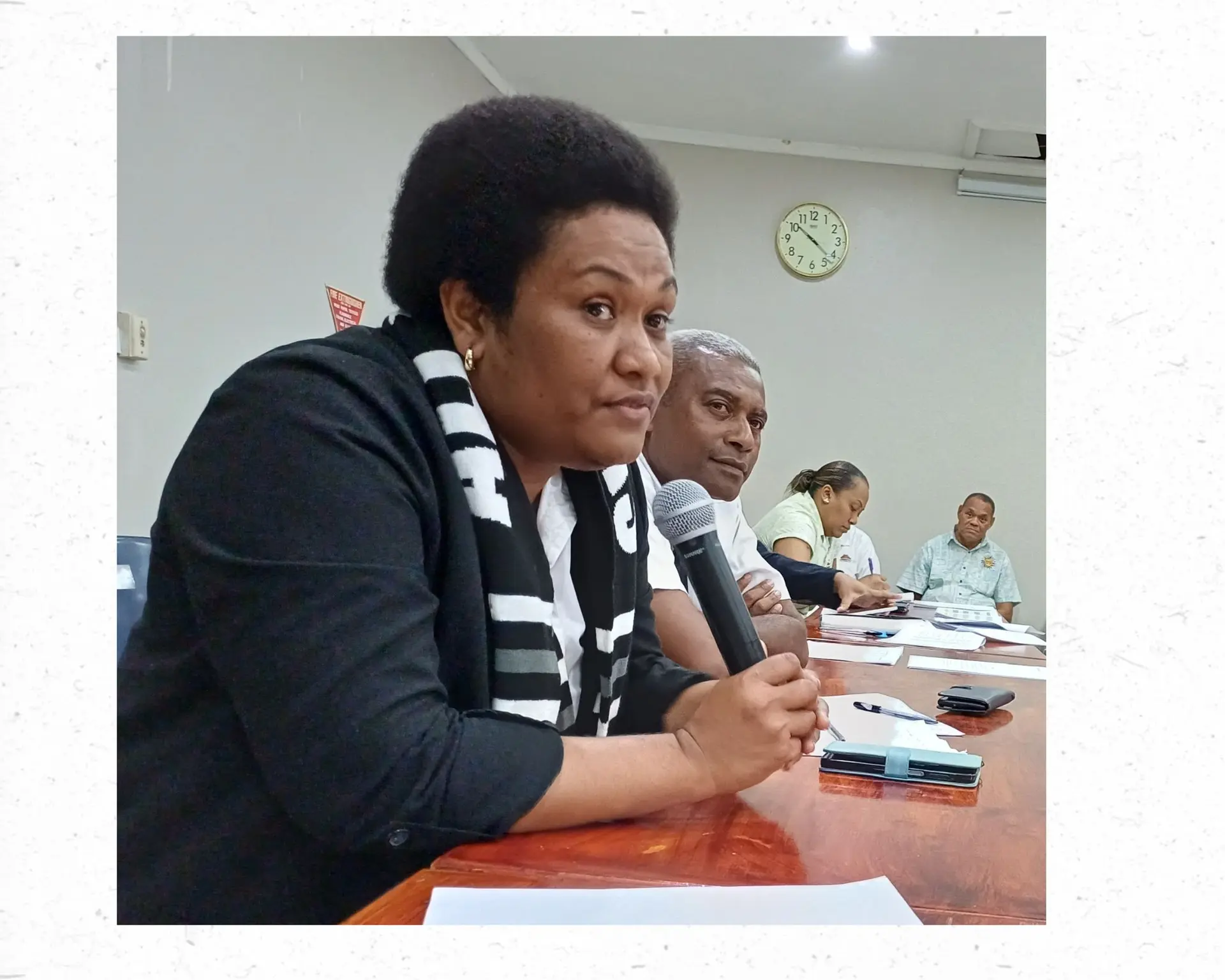 Macuata Provincial Council conservation officer Vasiti Vosabalavu during the Public Health Amendment Bill consultation at Civic Centre in Labasa on July 6, 2026.